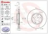 Торзмозной диск двухсторонний на передний мост вентилируемый 5 BREMBO 09.D724.11 (фото 1)