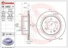 Гальмівний диск двосторонній на задній міст вентильований 6 BREMBO 09.D853.11 (фото 1)