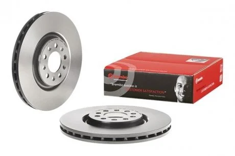 Гальмівний диск двосторонній на передній міст вентильований 5 BREMBO 09.N268.11