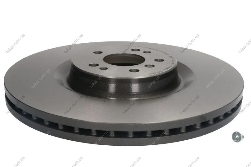 Гальмівний диск двосторонній на передній міст вентильований 5 BREMBO 09.R105.11 (фото 1)