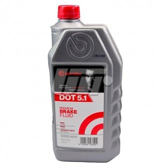 Тормозная жидкость (DOT 5.1), 1л BREMBO L05010