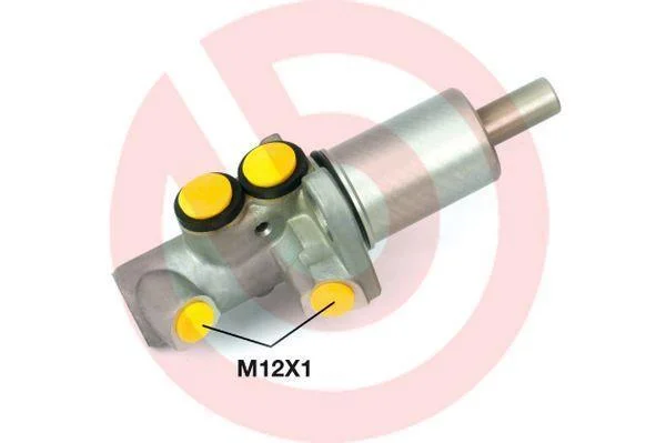 Гальмівний циліндр головний BREMBO M85004 (фото 1)
