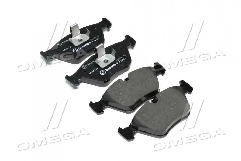 Тормозные колодки передние дисковые BREMBO P06 043 (фото 1)
