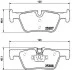 Тормозные колодки дисковые BREMBO P06 071X (фото 2)