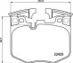 Тормозные колодки дисковые BREMBO P06099 (фото 1)