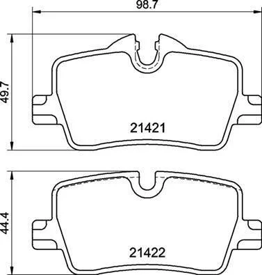 Гальмівні колодки дискові BREMBO P06 113 (фото 1)