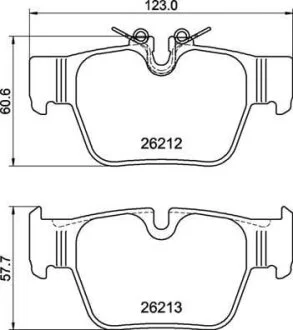 Гальмівні колодки дискові BREMBO P06 117 (фото 1)