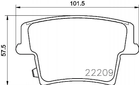 Тормозные колодки дисковые BREMBO P11 040 (фото 1)