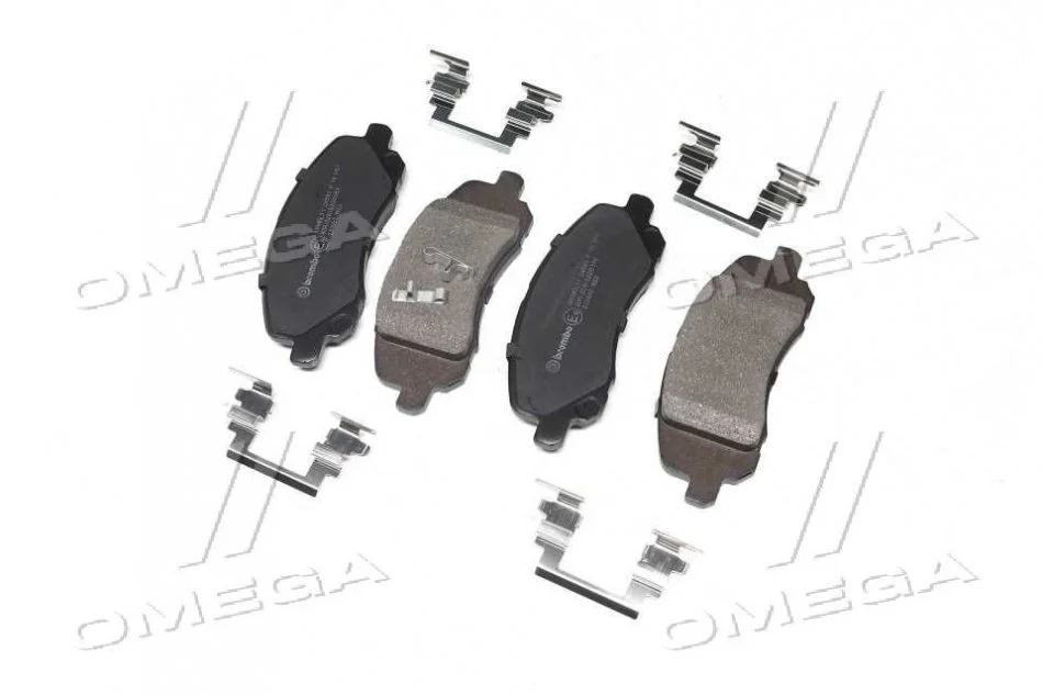 Тормозные колодки передние дисковые BREMBO P18 001 (фото 1)