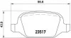Тормозные колодки задние дисковые BREMBO P23 065 (фото 1)