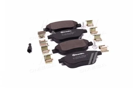 Тормозные колодки передние дисковые BREMBO P23 087