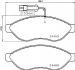 Тормозные колодки передние дисковые BREMBO P23 143 (фото 1)