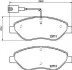 Тормозные колодки дисковые BREMBO P23 145 (фото 1)