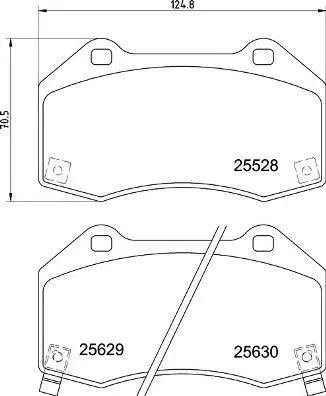 Гальмівні колодки дискові BREMBO P23182 (фото 1)