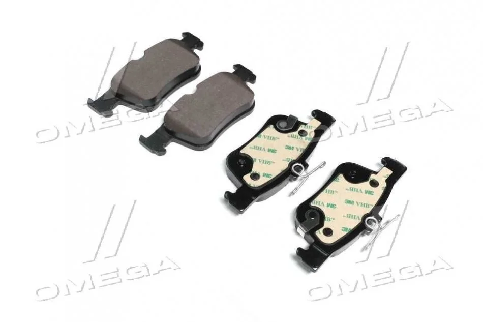 Тормозные колодки дисковые BREMBO P24 201 (фото 1)