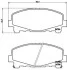 Тормозные колодки дисковые BREMBO P28043X (фото 2)