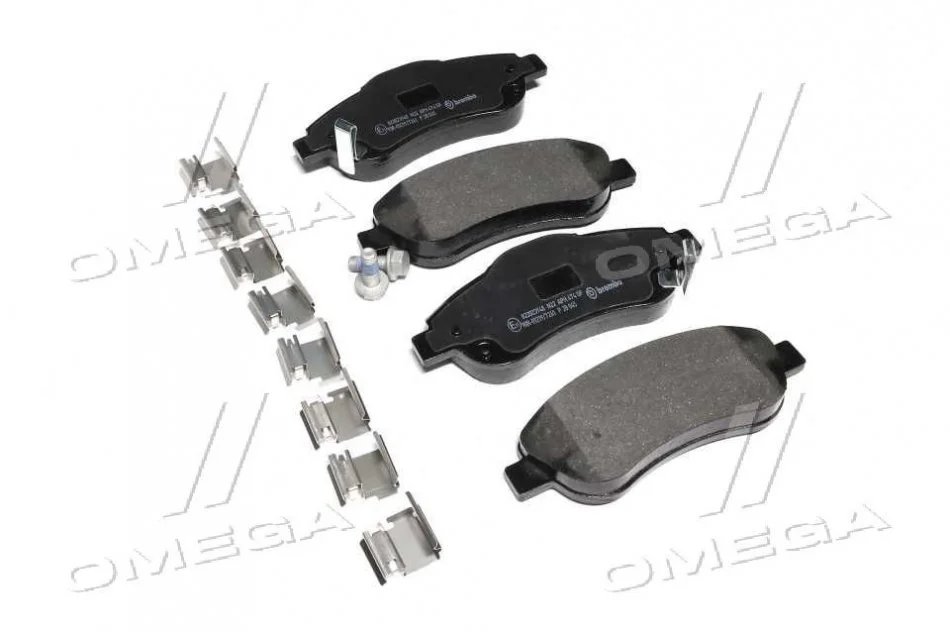Тормозные колодки передние дисковые BREMBO P28 045 (фото 1)