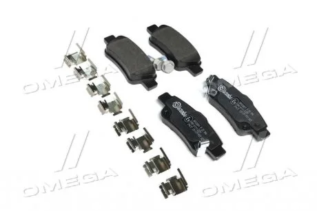 Тормозные колодки задние дисковые BREMBO P28 046