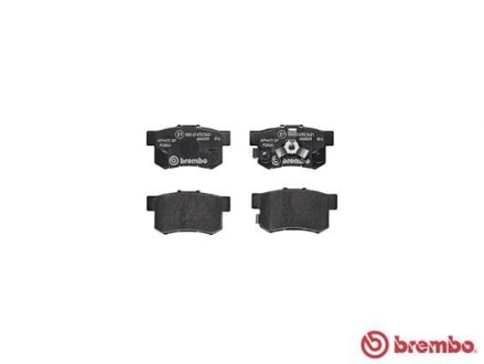 Тормозные колодки дисковые BREMBO P28 061 (фото 1)