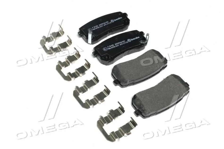 Гальмівні колодки задні дискові BREMBO P30 035 (фото 1)
