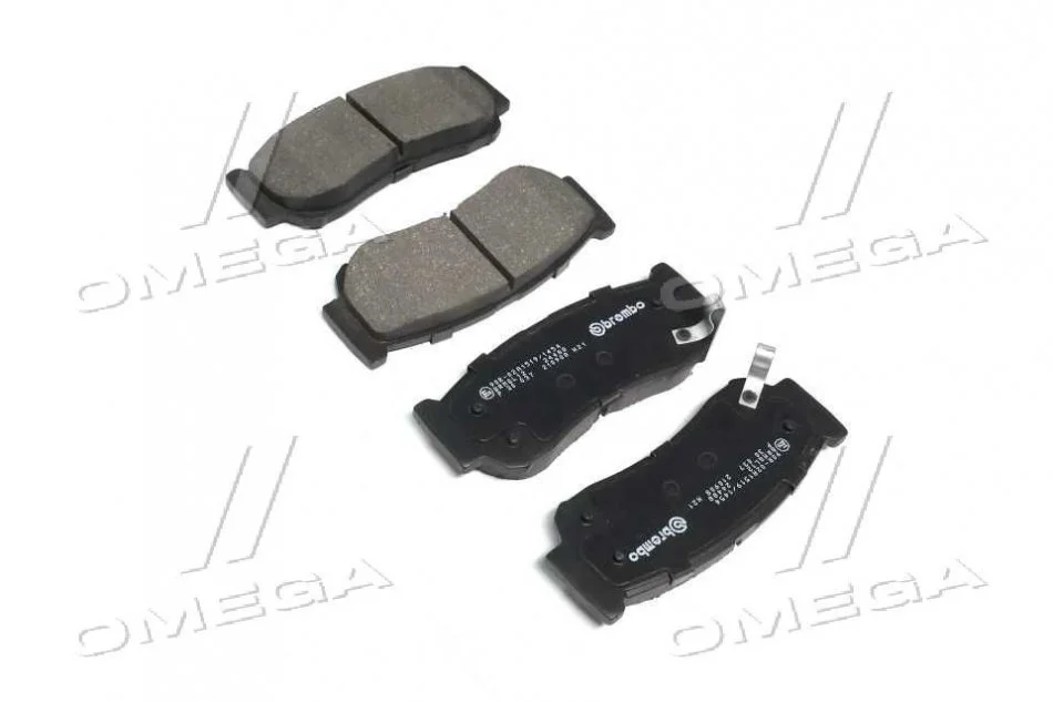 Тормозные колодки задние дисковые BREMBO P30 037 (фото 1)