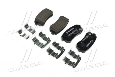 Тормозные колодки задние дисковые BREMBO P30 051