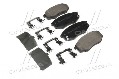 Тормозные колодки передние дисковые BREMBO P30 055