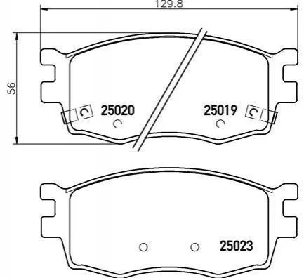Гальмівні колодки передні дискові BREMBO P30 069 (фото 1)