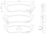 Гальмівні колодки дискові BREMBO P37 009 (фото 1)