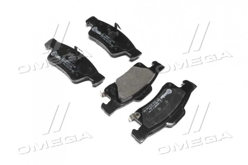 Гальмівні колодки задні дискові BREMBO P37 016 (фото 1)