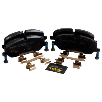 Тормозные колодки передние дисковые BREMBO P44 014