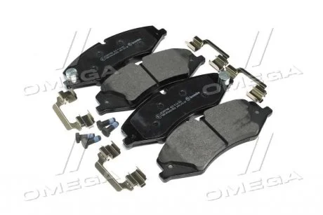 Тормозные колодки передние дисковые BREMBO P44 022