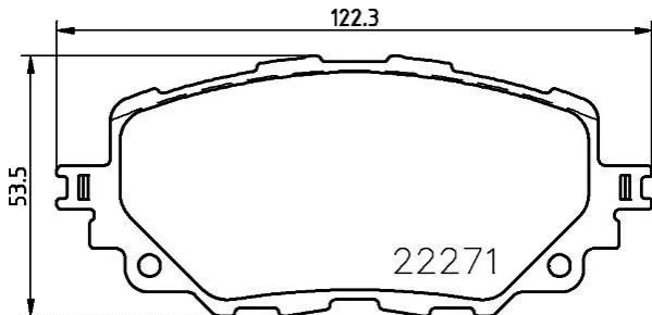 Тормозные колодки дисковые BREMBO P49 054 (фото 1)