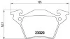Тормозные колодки задние дисковые BREMBO P50 032 (фото 1)