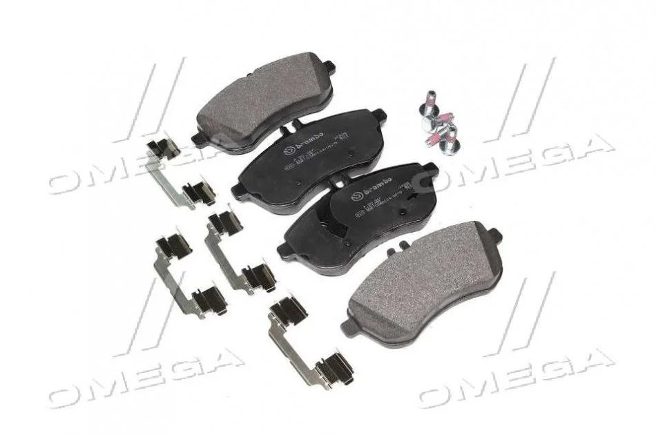 Тормозные колодки передние дисковые BREMBO P50 067 (фото 1)