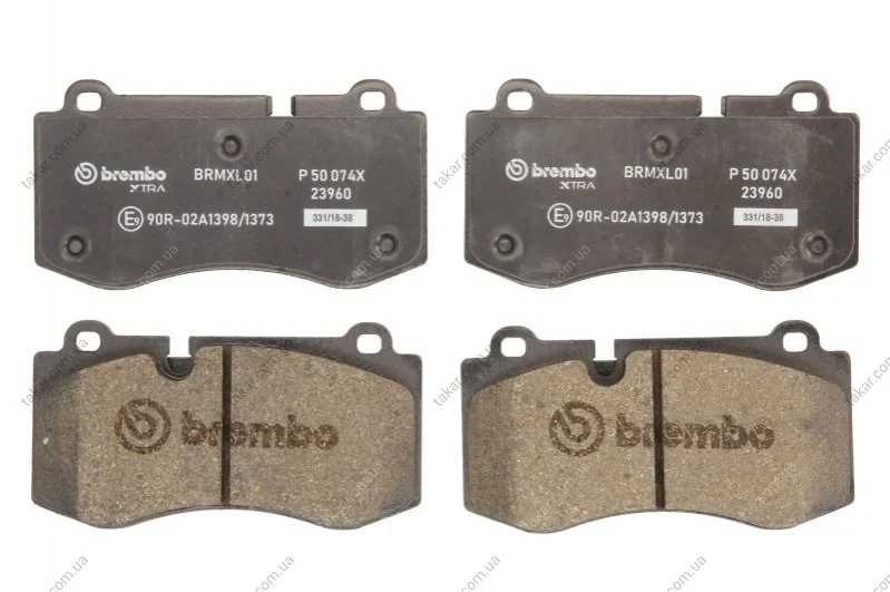 Гальмівні колодки дискові BREMBO P50 074X (фото 1)