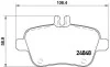 Тормозные колодки задние дисковые BREMBO P50 091 (фото 1)