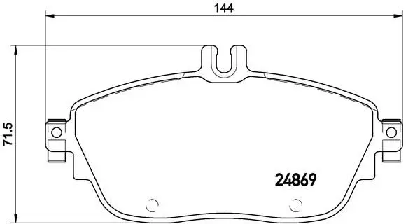 Гальмівні колодки дискові BREMBO P50093X (фото 1)