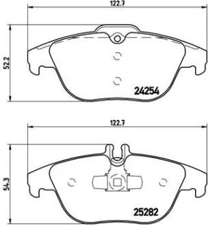 Тормозные колодки задние дисковые BREMBO P50 104