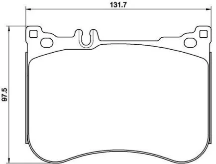 Гальмівні колодки передні дискові BREMBO P50 114