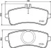 Колодки тормозные дисковые (комплект 4 шт.)) BREMBO P50132 (фото 1)