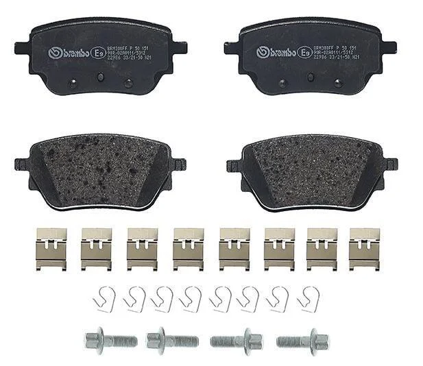Тормозные колодки дисковые BREMBO P50 151 (фото 1)