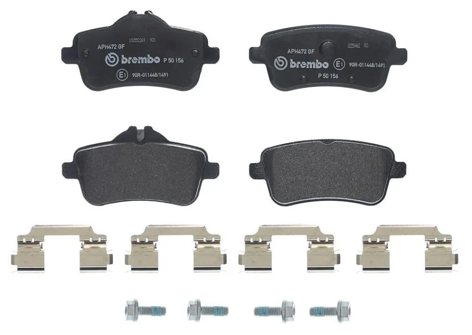 Тормозные колодки дисковые BREMBO P50 156 (фото 1)
