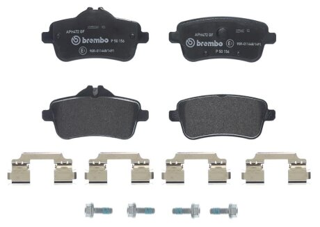 Тормозные колодки дисковые BREMBO P50 156