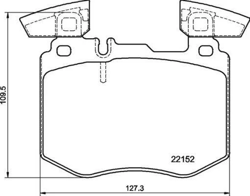 Гальмівні колодки дискові BREMBO P50 159 (фото 1)
