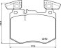 Гальмівні колодки дискові BREMBO P50 159 (фото 1)