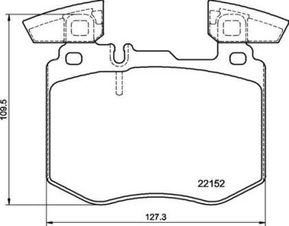 Гальмівні колодки дискові BREMBO P50 159