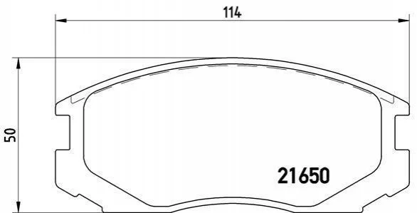 Гальмівні колодки передні дискові BREMBO P54 015 (фото 1)