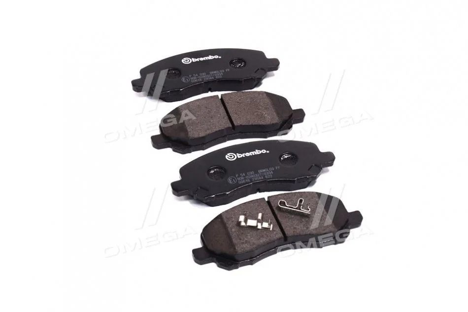 Тормозные колодки передние дисковые BREMBO P54 030 (фото 1)