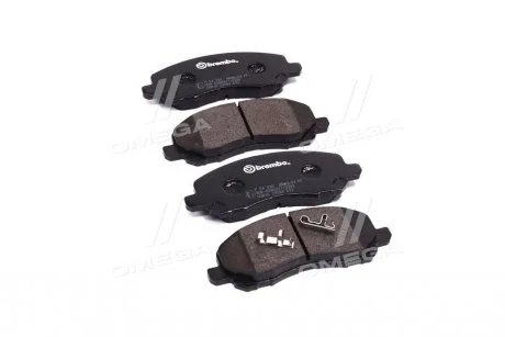 Тормозные колодки передние дисковые BREMBO P54 030